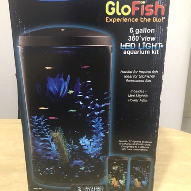 Glofish fish tank, Pet Supplies, Homes & Other Pet Accessories on