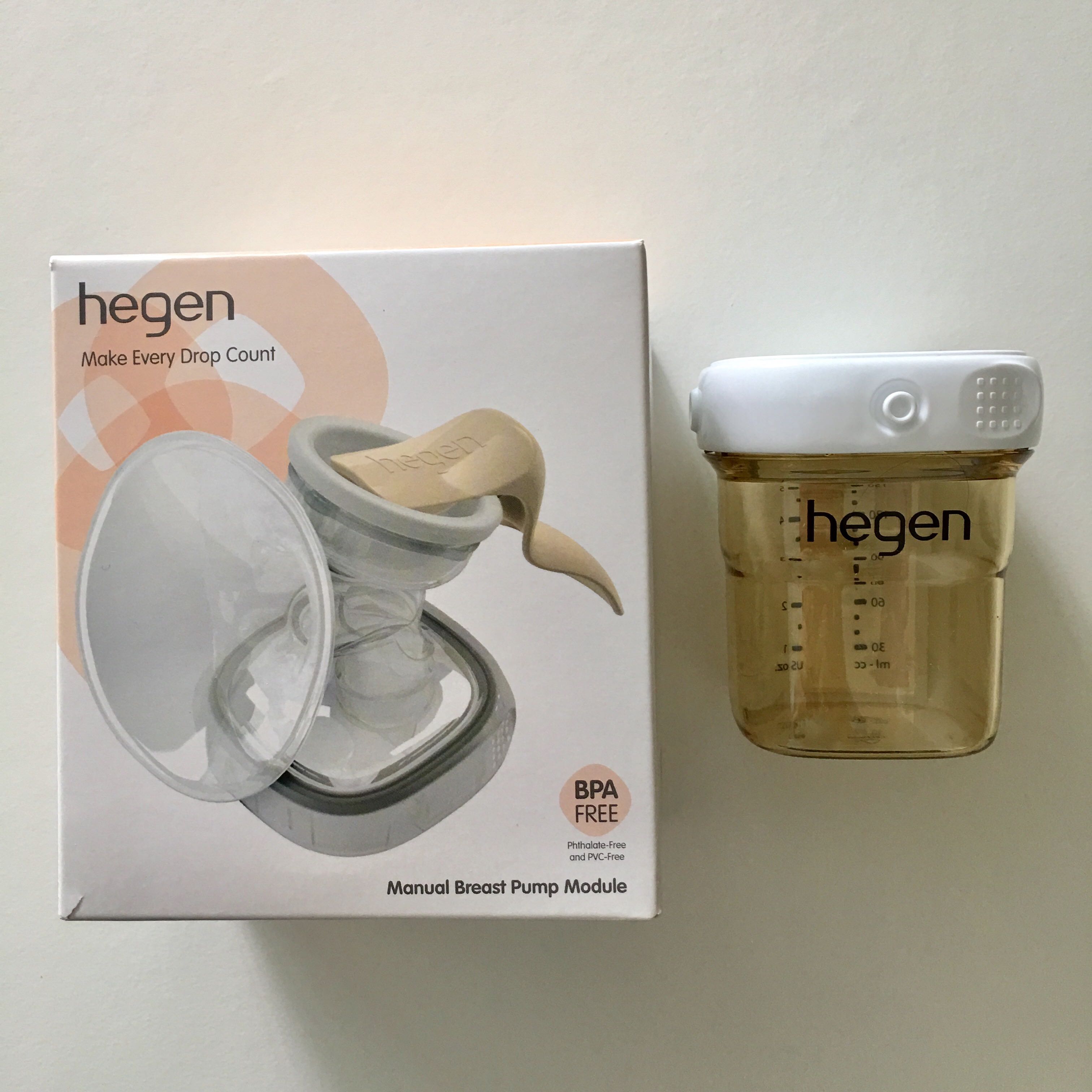 Hegen PCTO™ Manual Breast Pump FREE! Storage bottle, Babies & Kids