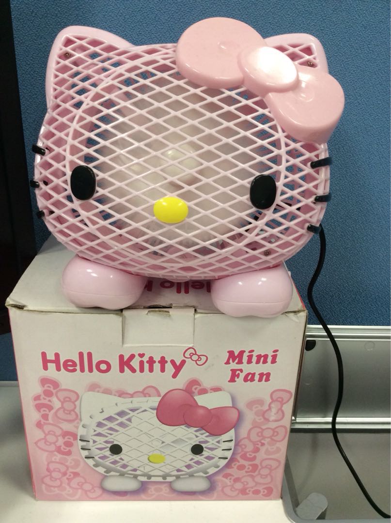 Hello Kitty Mini Desk Fan Home Appliances On Carousell