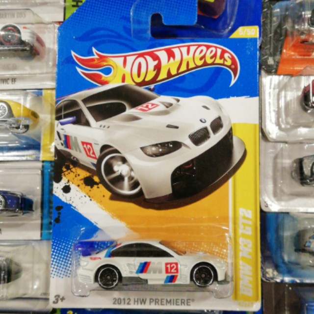 Hot Wheels BMW M3 GT2 (WHITE) - 2012 HW PREMIERE, Hobbies & Toys, Toys ...