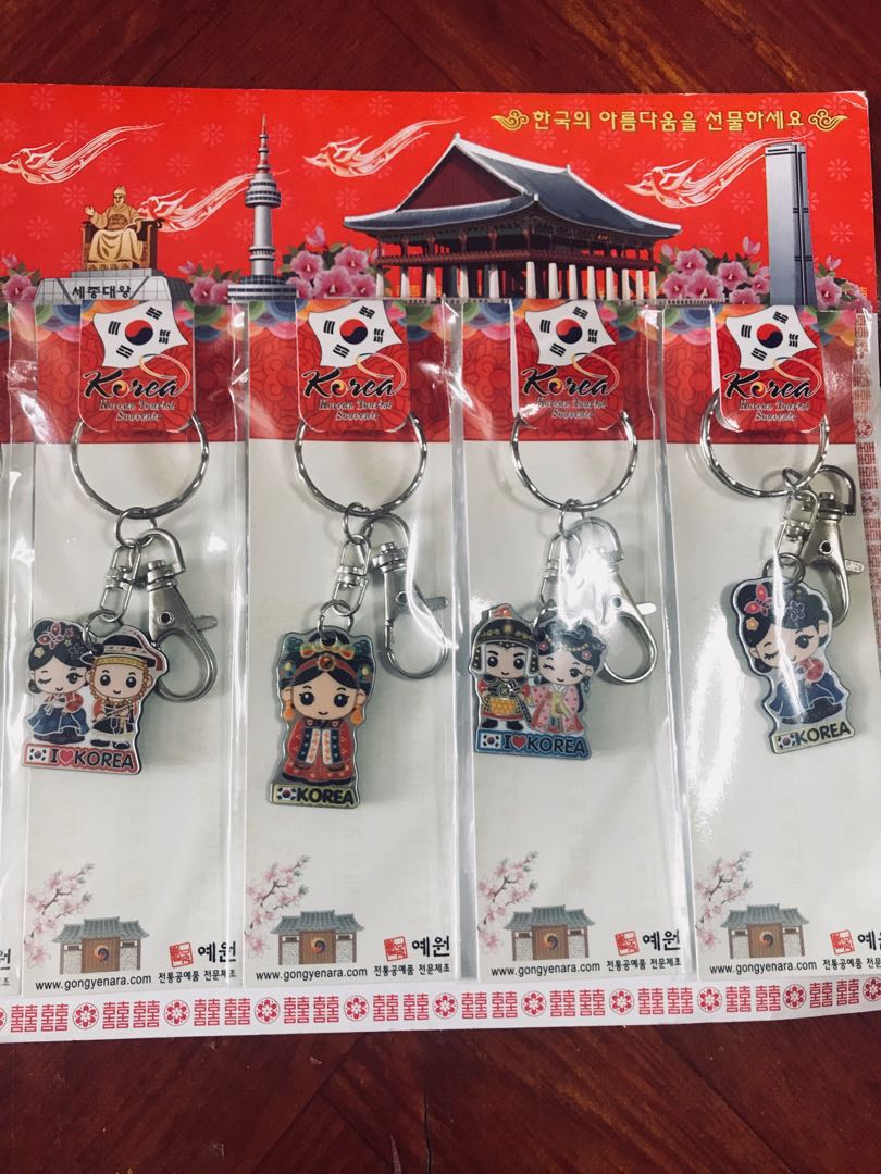 Korean best sale keychain souvenir
