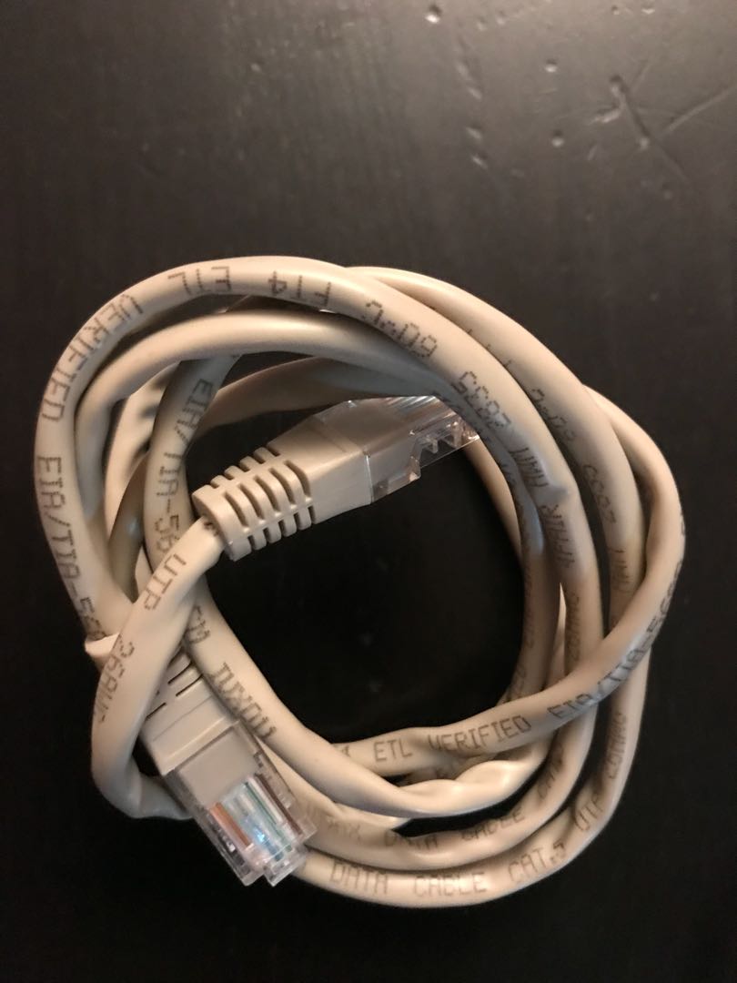 Lan cable, Computers & Tech, Parts & Accessories, Cables & Adaptors on ...