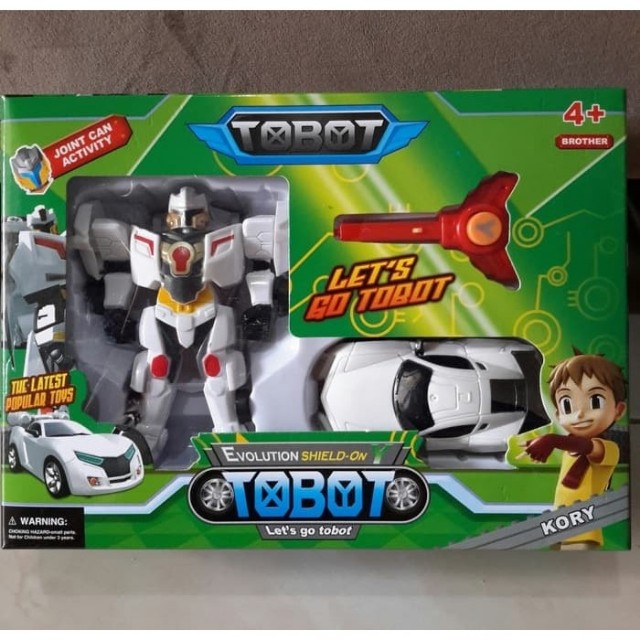  Mainan  Tobot  Evolution  SHIELD ON Y A2 Putih Mainan  Robot 