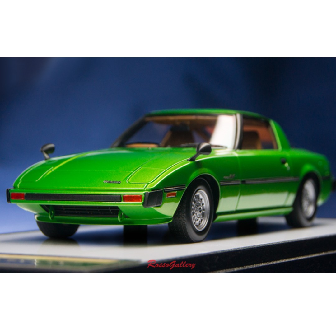 全新Make Up 1:43 Mazda Savanna RX7(SA22C）1978 Mach Green Metallic 