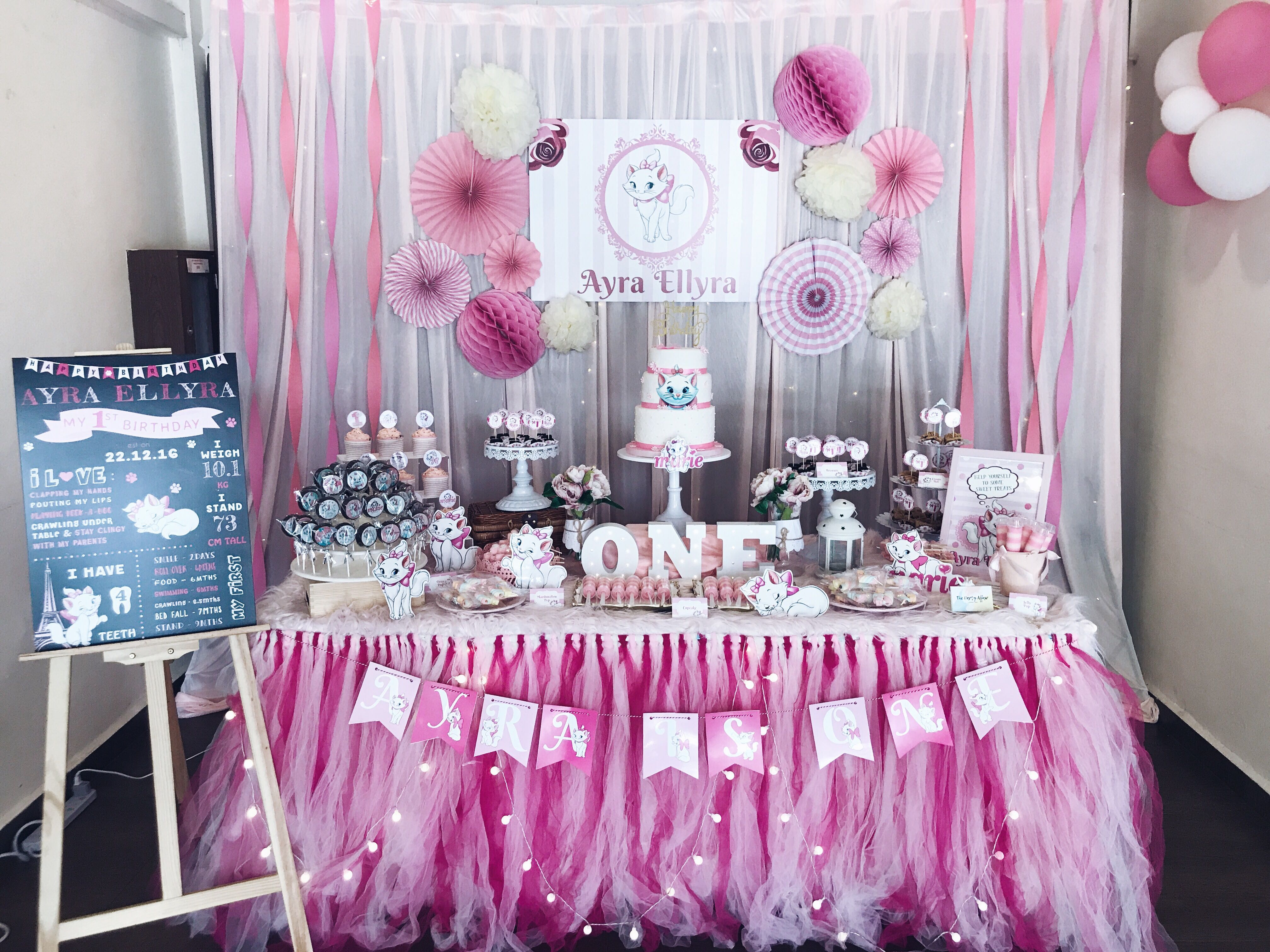 Marie Aristocats Dessert Table Decor Babies Kids On Carousell