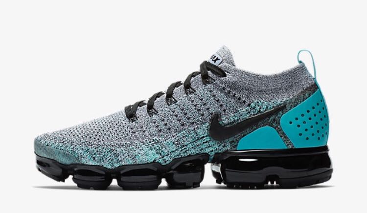 grey and turquoise vapormax
