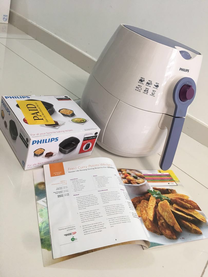 Philips Air Fryer White HD9220, TV & Home Appliances, Kitchen