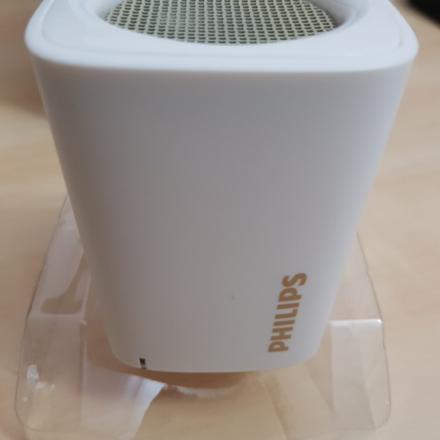 Philips BT100W Wireless Bluetooth Speakers White, Audio, Headphones