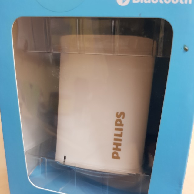 Philips BT100W Wireless Bluetooth Speakers White, Audio, Headphones