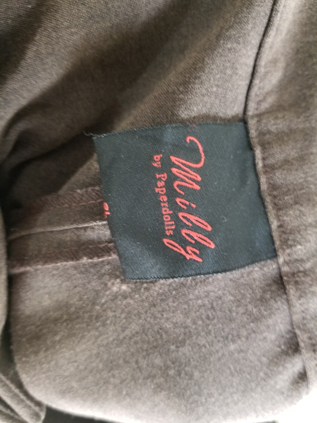 Plus size ash brown office slacks 2L XL XXL (Category: Traditional & Ethnic wear) located in Quezon City. Submitted by redfullmoon (Listing ID 162239693, Image 2). Description: Plus size ash brown office slacks /pants from Milly by Paperdolls. Straight leg. Used 1 or 2x then stored. Practically new. Excellent condition. Orig price 1,200. Great for officewear. Size 2L (fits XL-XXL) Waist 36 Hips 42-44 Thigh 22 Rise 11 Inseam 26.