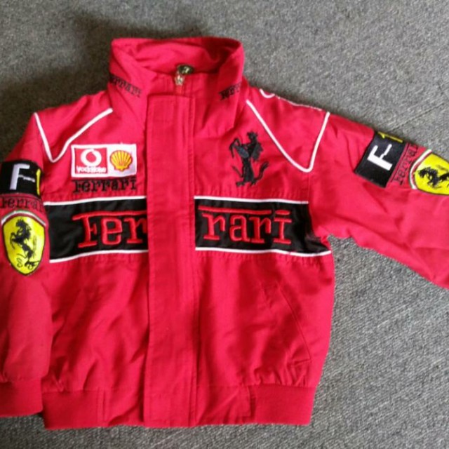 Pre Loved Ferrari Car Racer Costume Ootd Fits 1 3 Yo Babies Kids Babies Kids Fashion On Carousell
