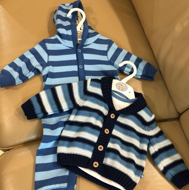 Price Drop Marks Spencer Brand New Infant Onesie And Cardigan