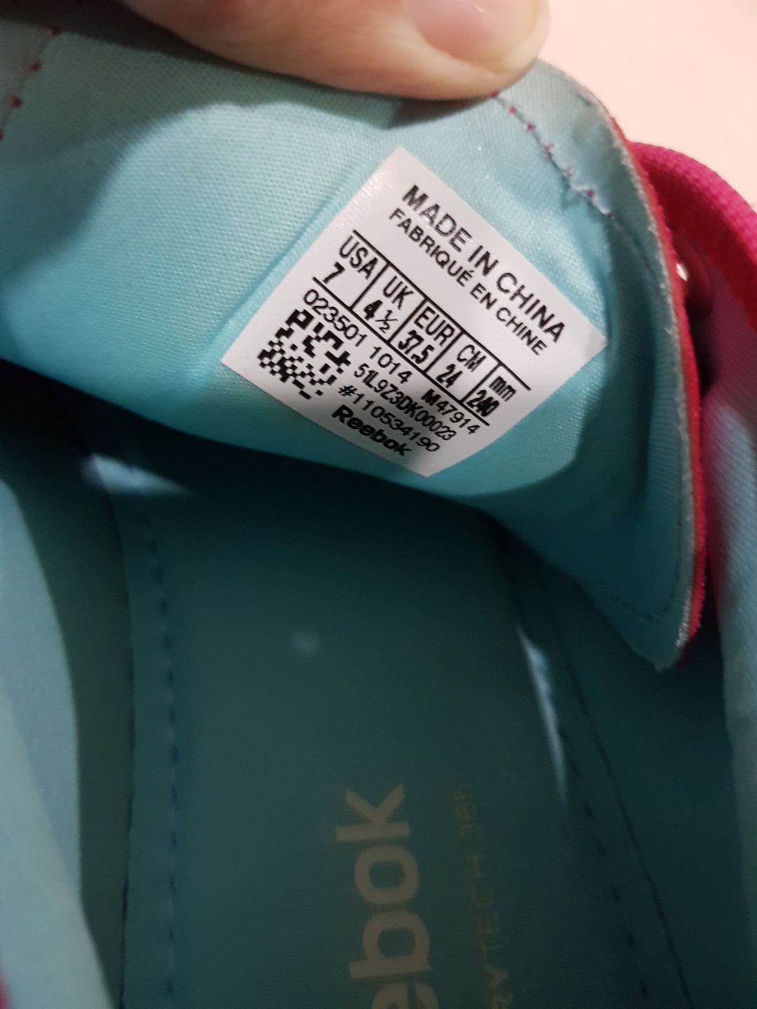 reebok memory tech 365