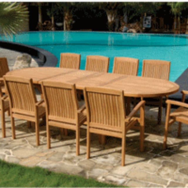 Teak Outdoor Table Chair Set 999 1299 Factory Sale Furniture