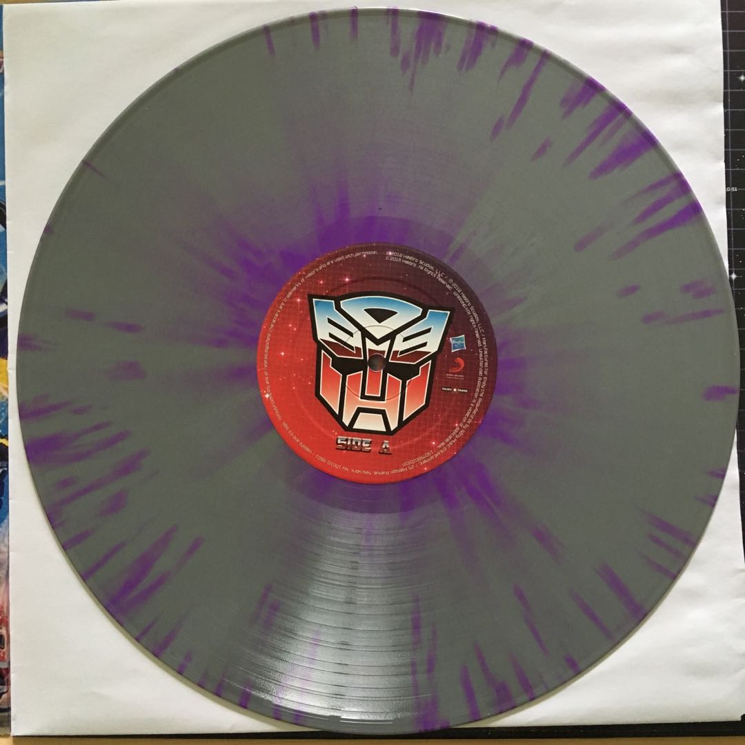 Transformers Vinyl Record HASBRO STUDIOS PRESENTS '80S TV CLASSICS MUSIC FROM THE