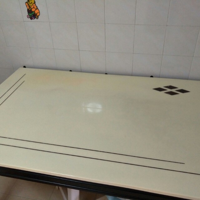 Used marble table, Furniture & Home Living, Furniture, Tables & Sets on