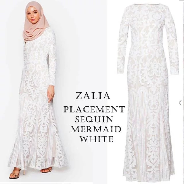 zalia sequin mermaid dress