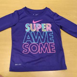 Nike Dri fit top (good for swimming) for girl toddler