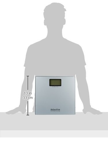BalanceFrom Digital Body Weight Bathroom Scale with Step-On Technology and  Backlight Display, 400 Pounds, Silver, Regular