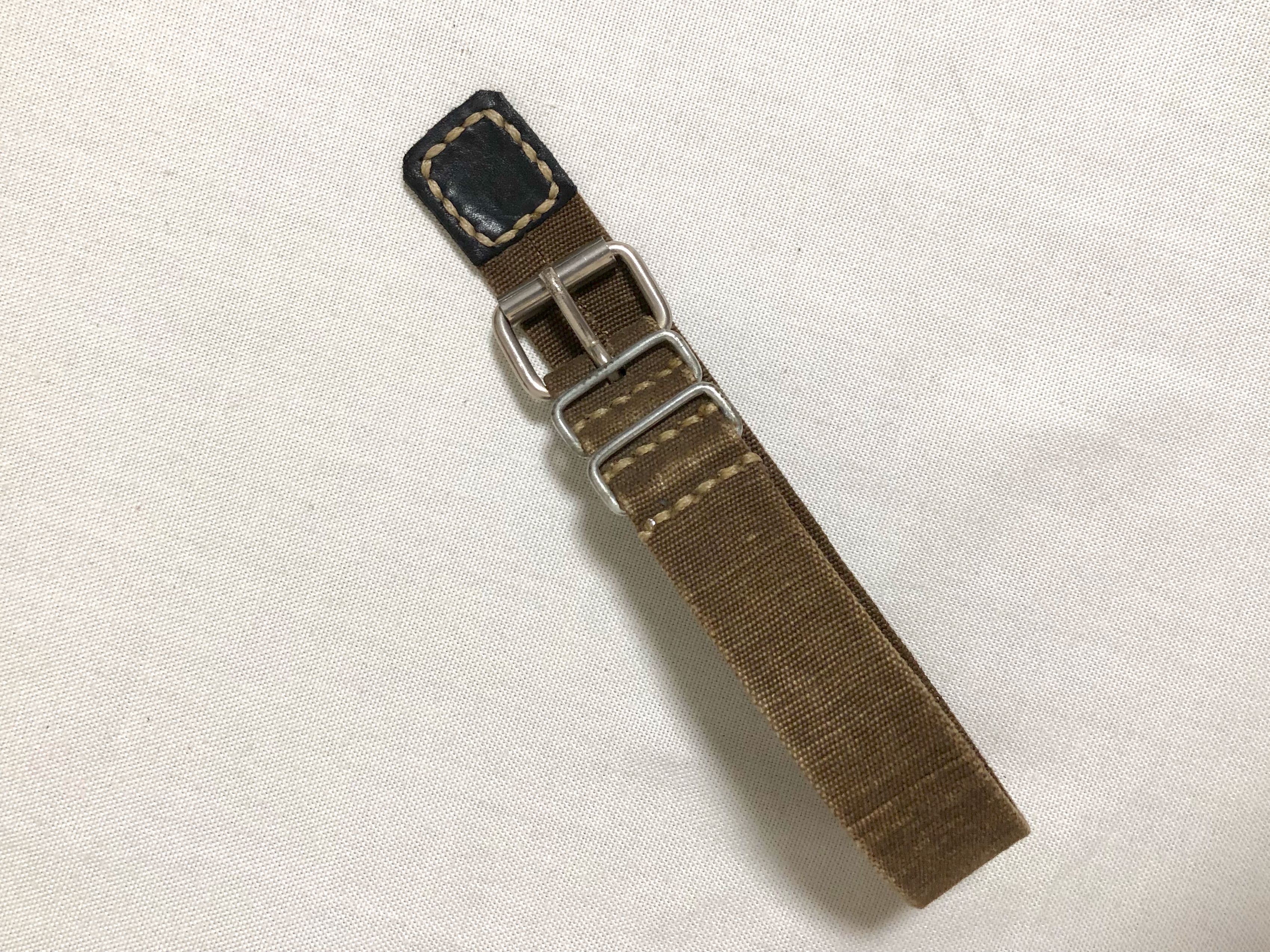 military canvas watch strap