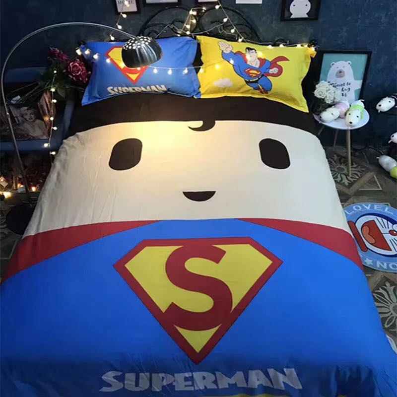 100 Cotton Superman Bedding Furniture Home Decor On Carousell