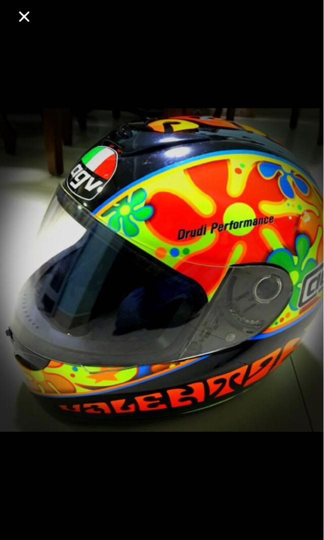 AGV - CASCO INTEGRAL K3 TOP VALENCIA 2003 , Motorcycles, Motorcycle Apparel  on Carousell