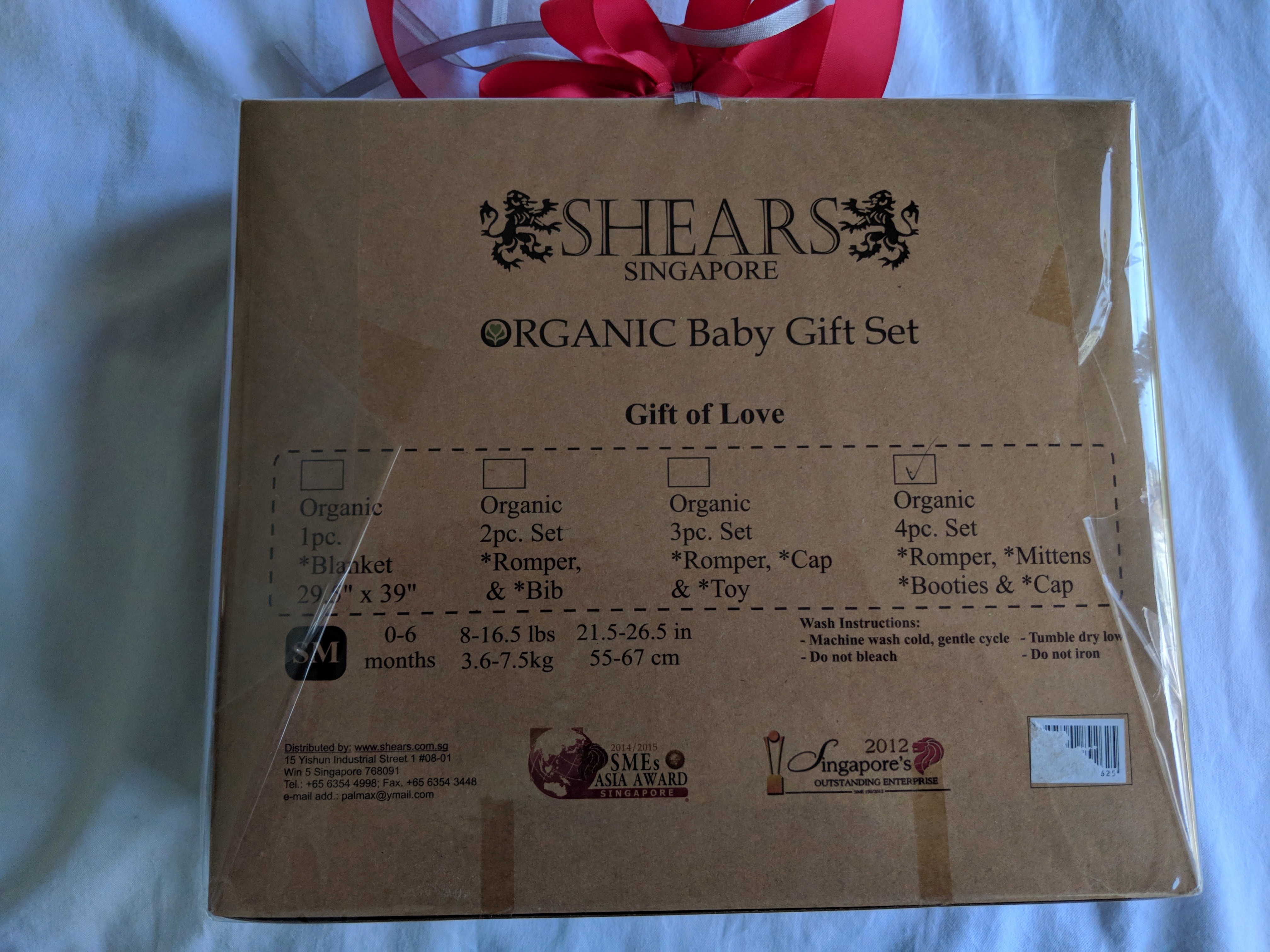 Baby gift set Shears organic (Whale design), Babies & Kids, Babies