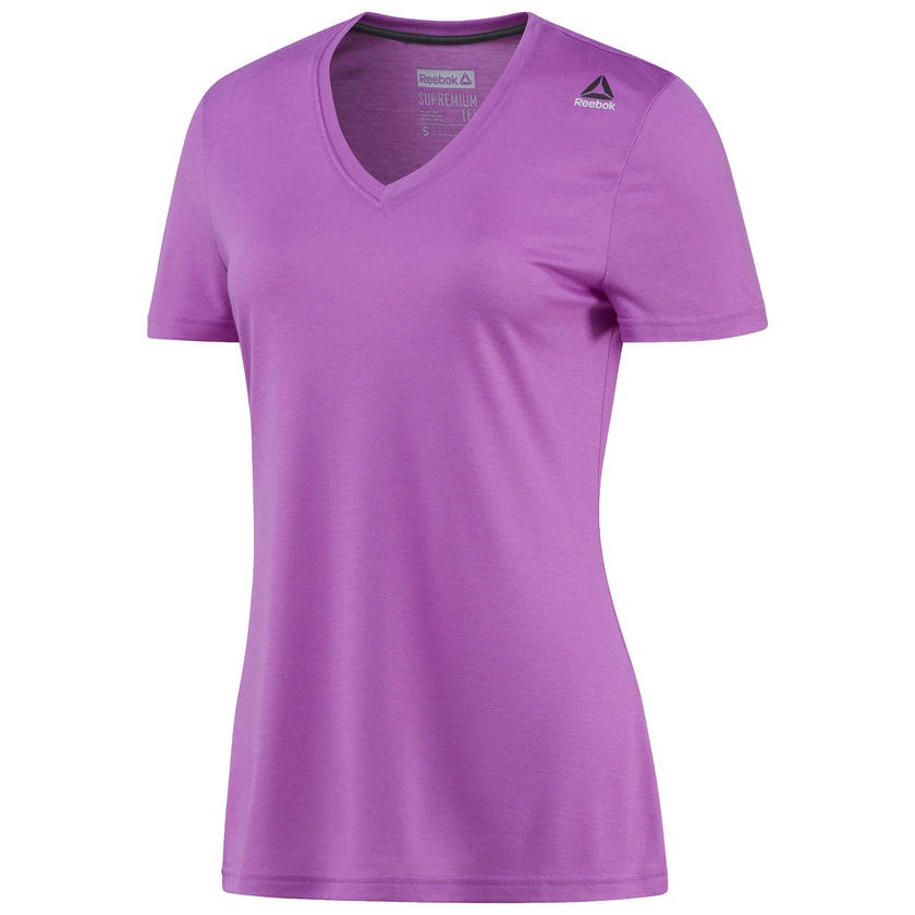 reebok purple t shirt