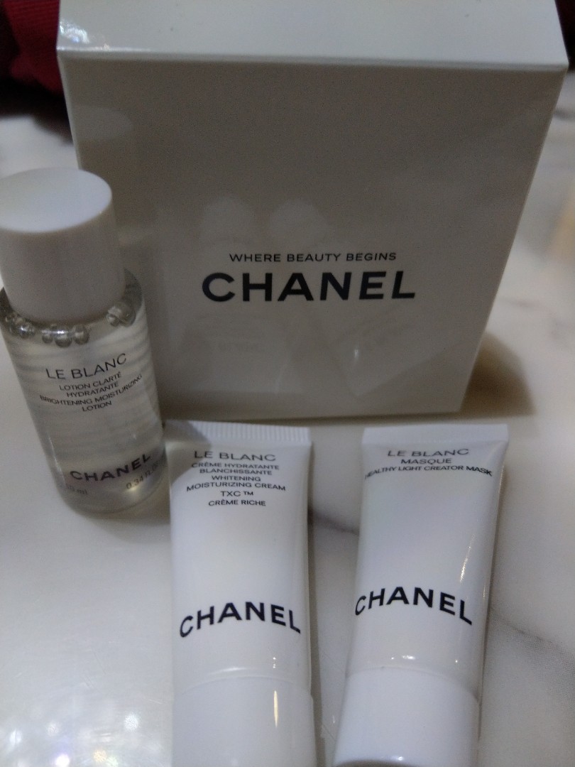 Chanel Le blanc whitening sample kit