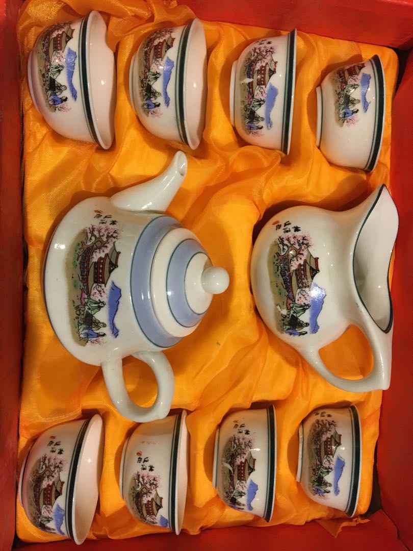 Chinese & English Porcelain Tea Set, Furniture & Home Living