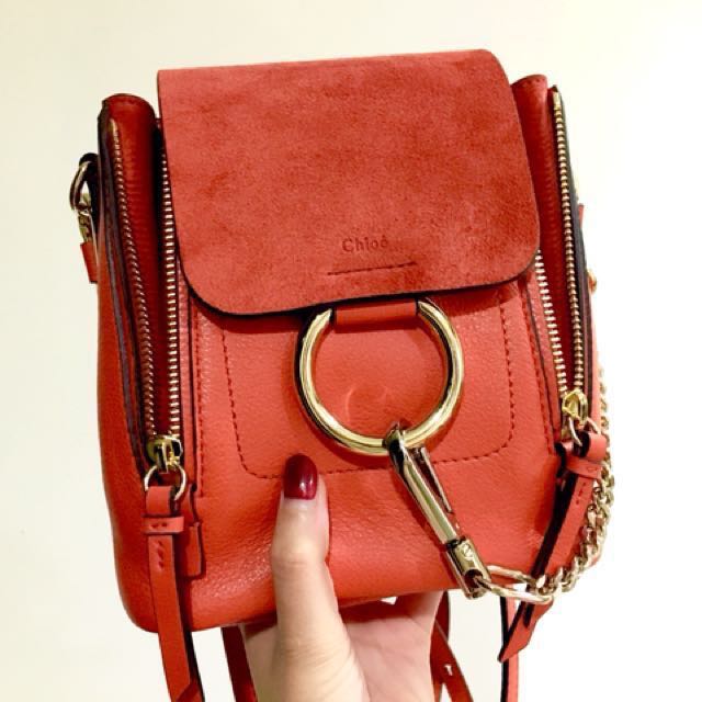 Mini backpack chloe store