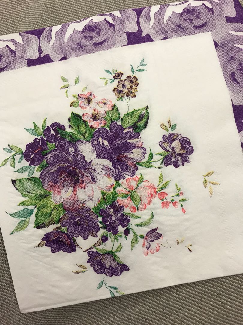 Decoupage napkin, Hobbies & Toys, Stationery & Craft, Craft Supplies