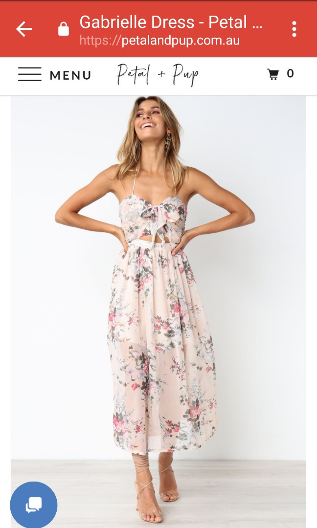 Floral Petal Pup Dress Women S Fashion Clothes On Carousell