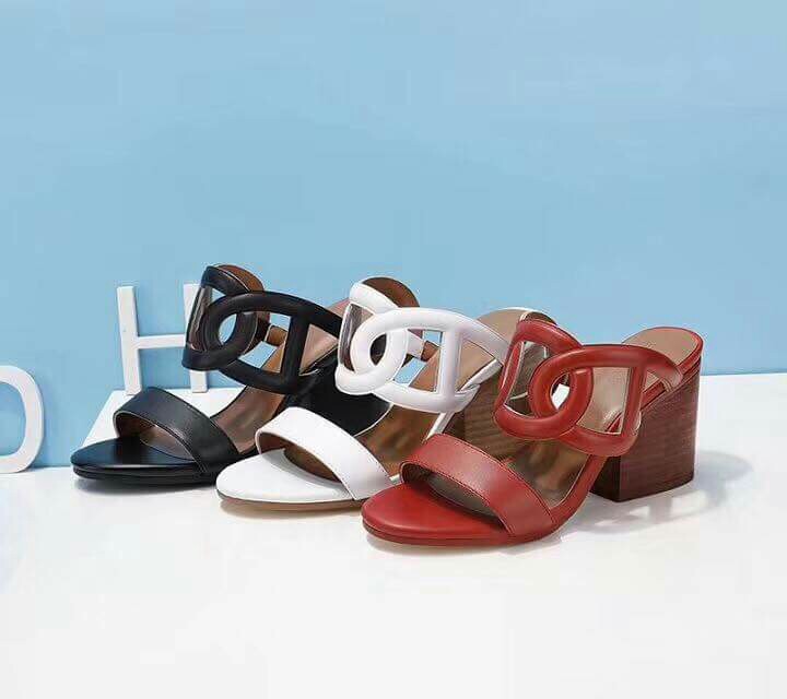 Hermes block hotsell heel