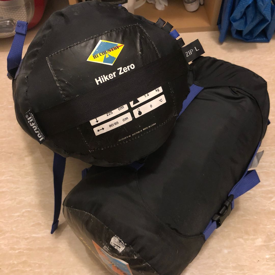 HI COUNTRY HIKER ZERO SLEEPING BAG Everything Else on Carousell