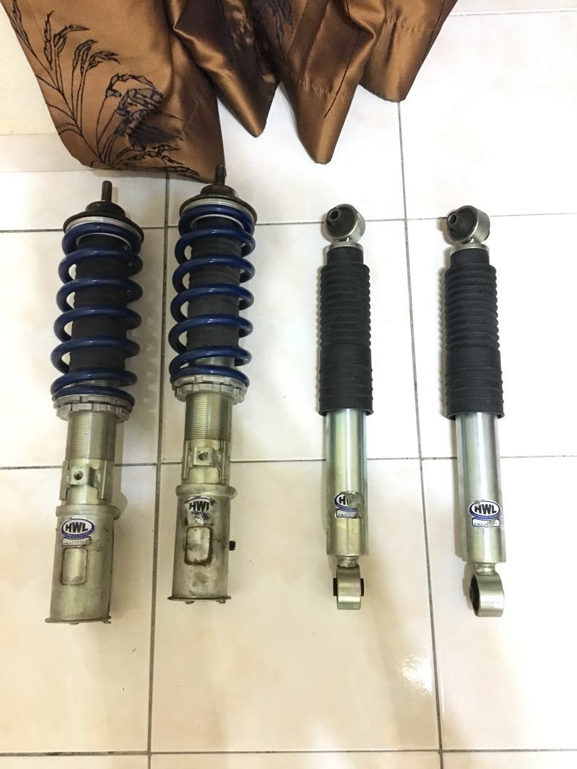 Hwl Hi Lo Saga Iswara Adjustable Absorber Auto Accessories On Carousell