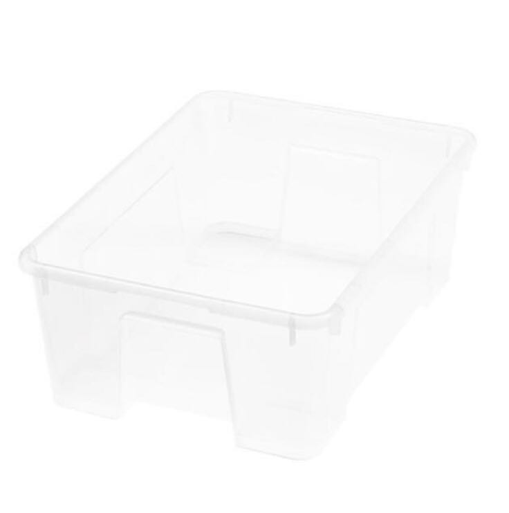 Ikea Salma Clear Storage Box With Lid Furniture Shelves