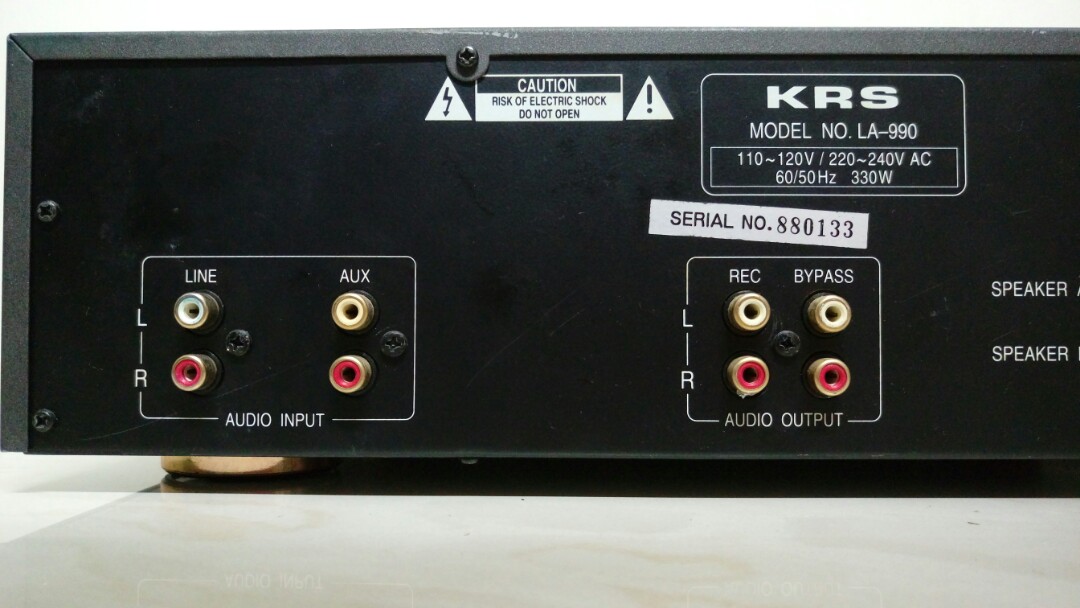 KRS LA990 立體 綜合 後級 擴大機 照片瀏覽 7