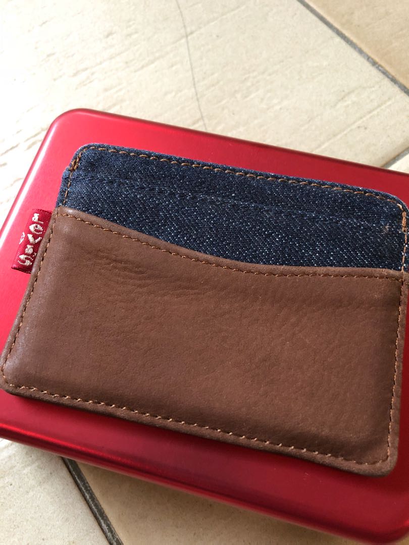Levi s card holder wallet Men s Fashion Watches Accessories