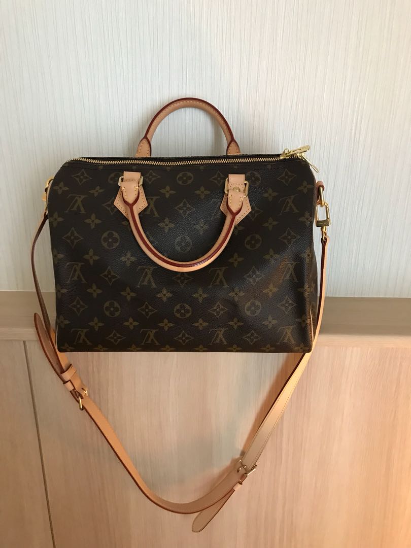 louis vuitton speedy 30 with strap
