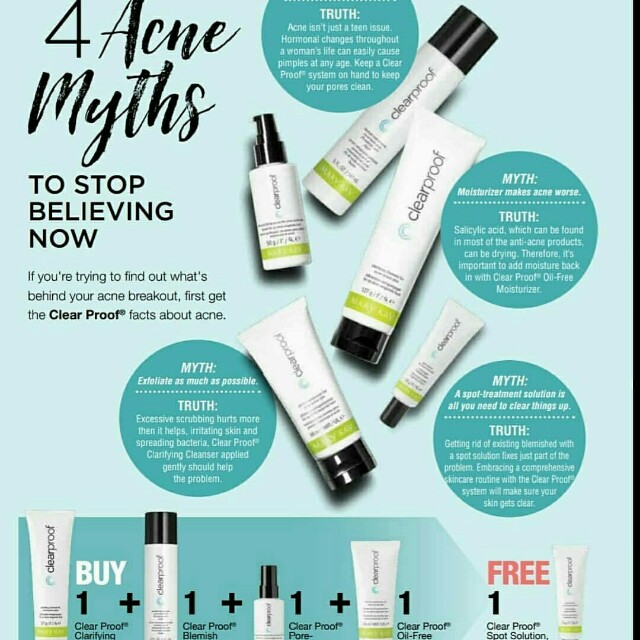Mary Kay Clear Proof Skincare For Acne Health Beauty Skin Bath Body On Carousell