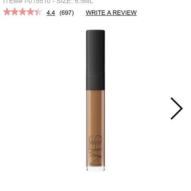 nars amande concealer
