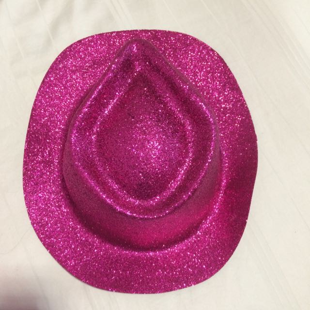 new pink glitter party hat