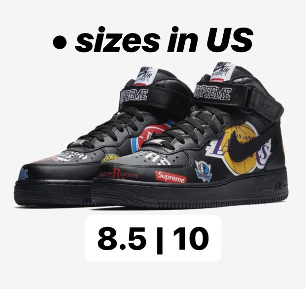nike x supreme nba air force 1