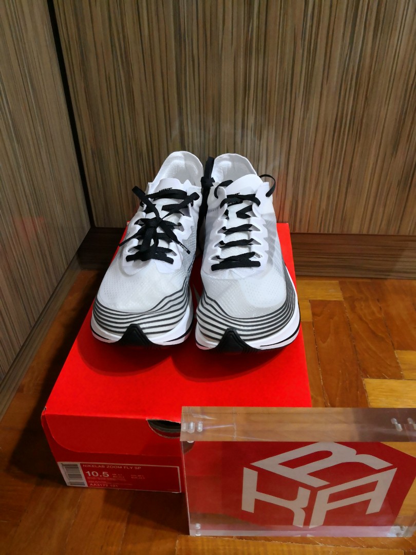 Nikelab Zoom Fly SP Oreo Men s Fashion Footwear Sneakers on Carousell
