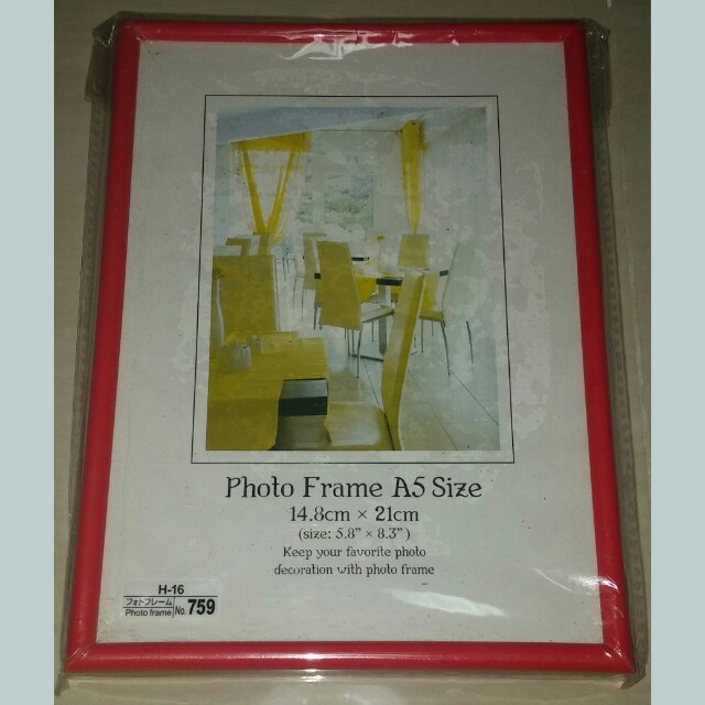 Daiso Photo Frame A5 Size Furniture Others On Carou