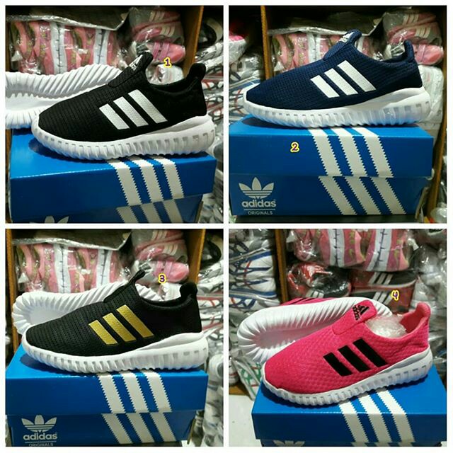 Sepatu Adidas Casual Anak Laki Perempuan Cowok Cewek Import Keren