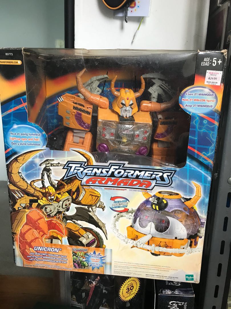 Transformers Armada Unicron with Dead End Minicon, Hobbies & Toys