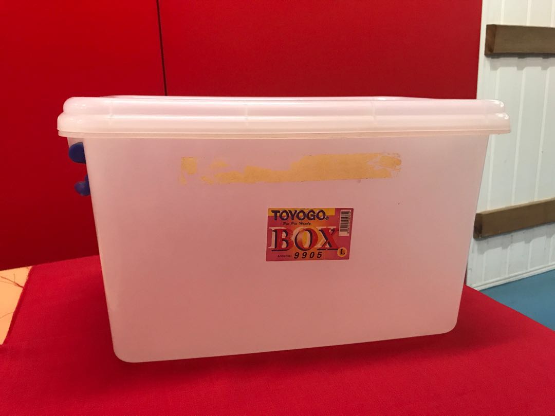 Used storage box (40cm x 30cm x 25cm), Furniture & Home Living, Home Improvement & Organisation