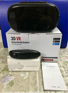 BRAND NEW 3D VR GLASSES (VIRTUAL REALITY HEADSET) FOR SMARTPHONES